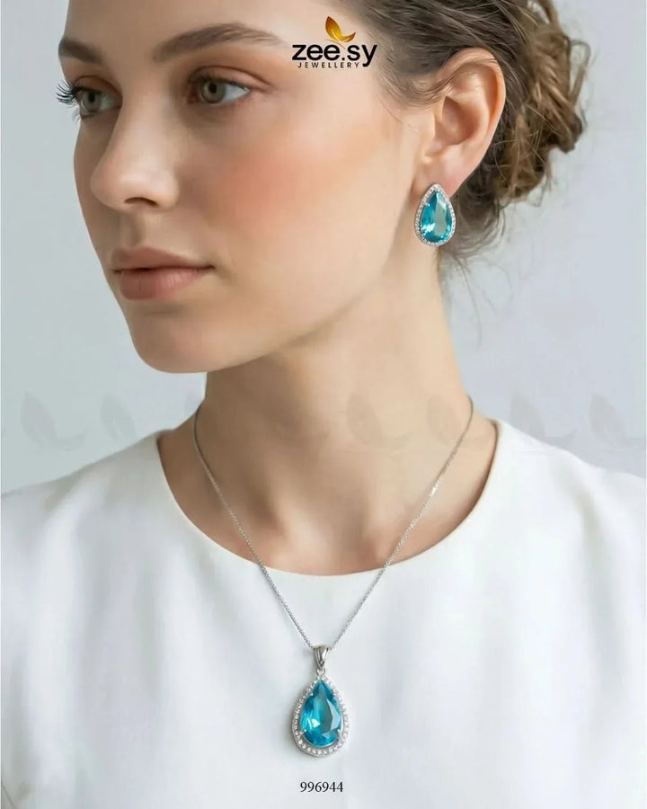Nova Pendant Set Pendant - Zeesy Jewellery Pakistan | Premium Artificial & Imitation Jewellery