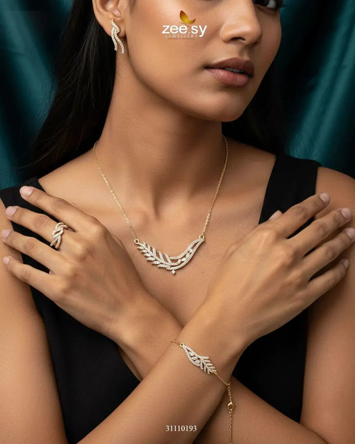 Linnet Pendant Set Pendant - Zeesy Jewellery Pakistan | Premium Artificial & Imitation Jewellery