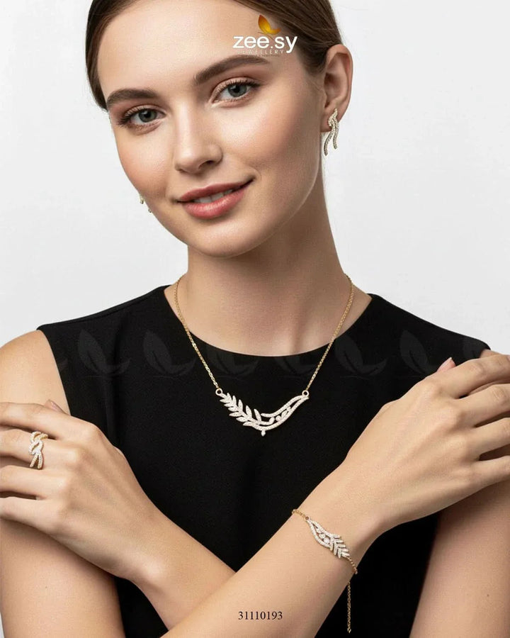 Linnet Pendant Set Pendant - Zeesy Jewellery Pakistan | Premium Artificial & Imitation Jewellery