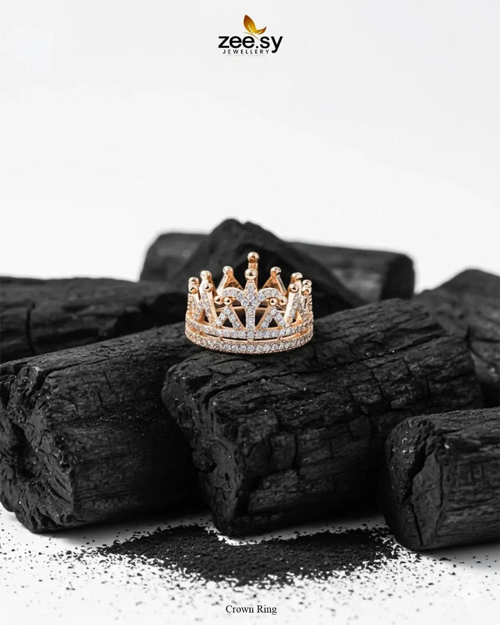 Crown Ring Rings - Zeesy Jewellery Pakistan | Premium Artificial & Imitation Jewellery