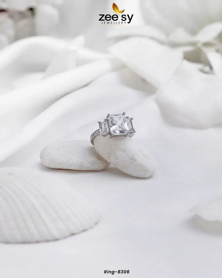 Ring-8306 Silver Rings - Zeesy Jewellery Pakistan | Premium Artificial & Imitation Jewellery