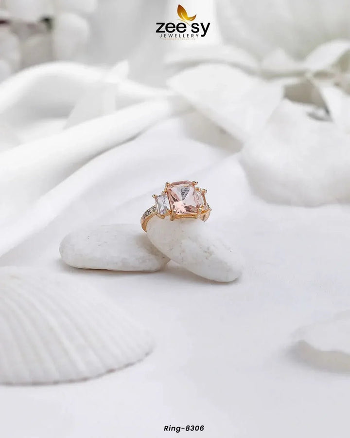 Ring-8306 Champagne Rings - Zeesy Jewellery Pakistan | Premium Artificial & Imitation Jewellery