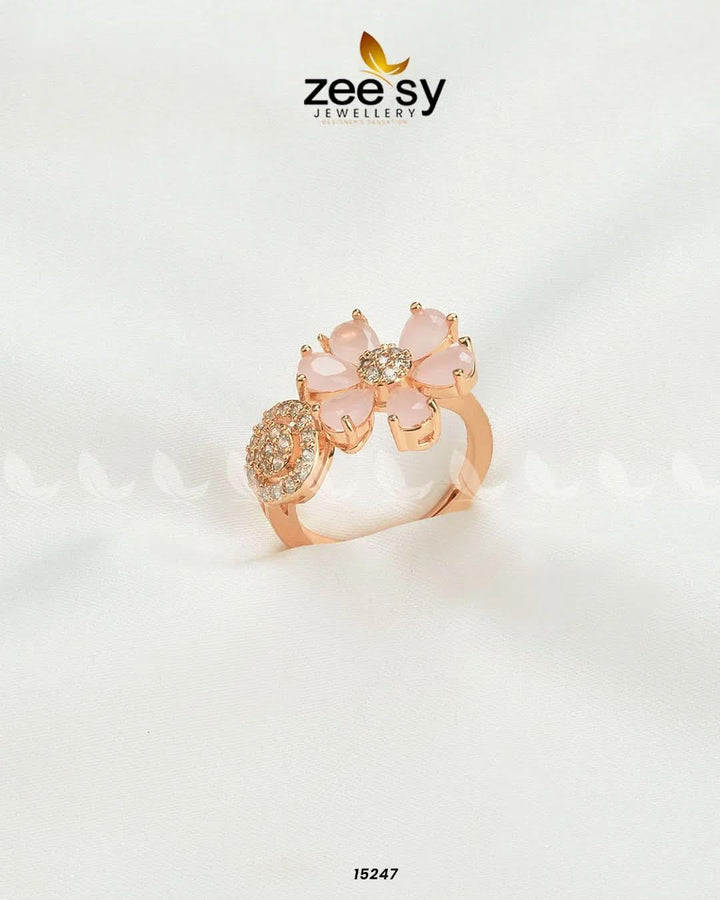 Worthy Ring Mint Pink Rings - Zeesy Jewellery Pakistan | Premium Artificial & Imitation Jewellery