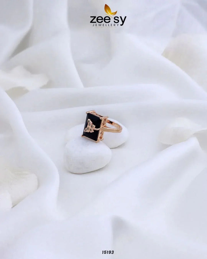 Butterfly Ring Black Rings - Zeesy Jewellery Pakistan | Premium Artificial & Imitation Jewellery