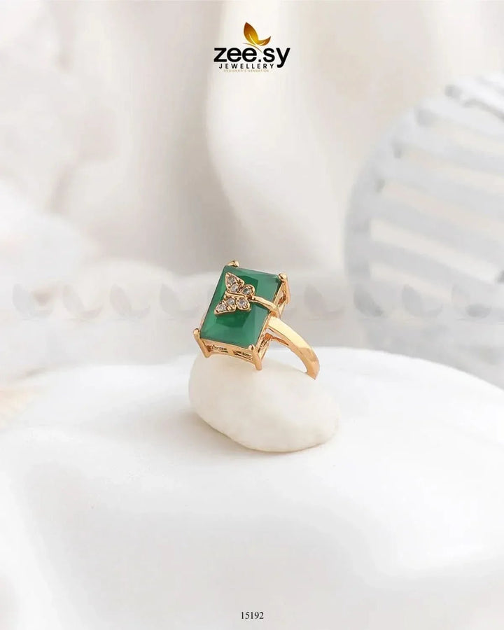 Butterfly Ring Green Rings - Zeesy Jewellery Pakistan | Premium Artificial & Imitation Jewellery