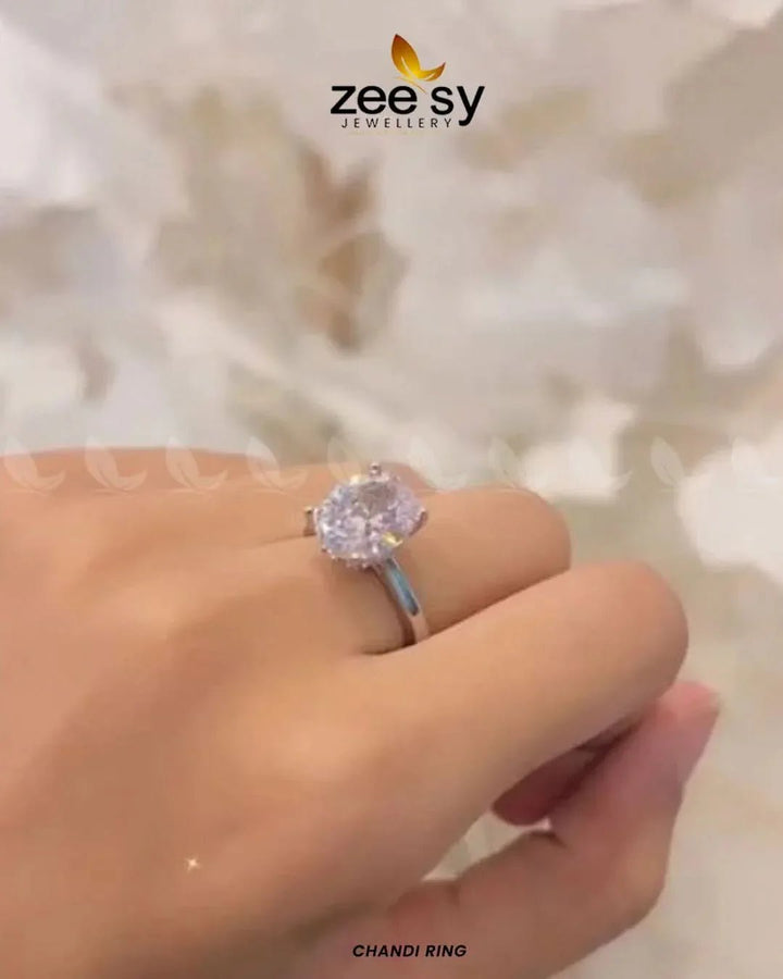 Chandi Ring Silver Rings - Zeesy Jewellery Pakistan | Premium Artificial & Imitation Jewellery