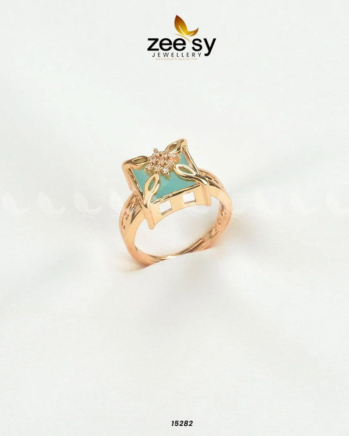 Solstice Ring Mint Green Rings - Zeesy Jewellery Pakistan | Premium Artificial & Imitation Jewellery