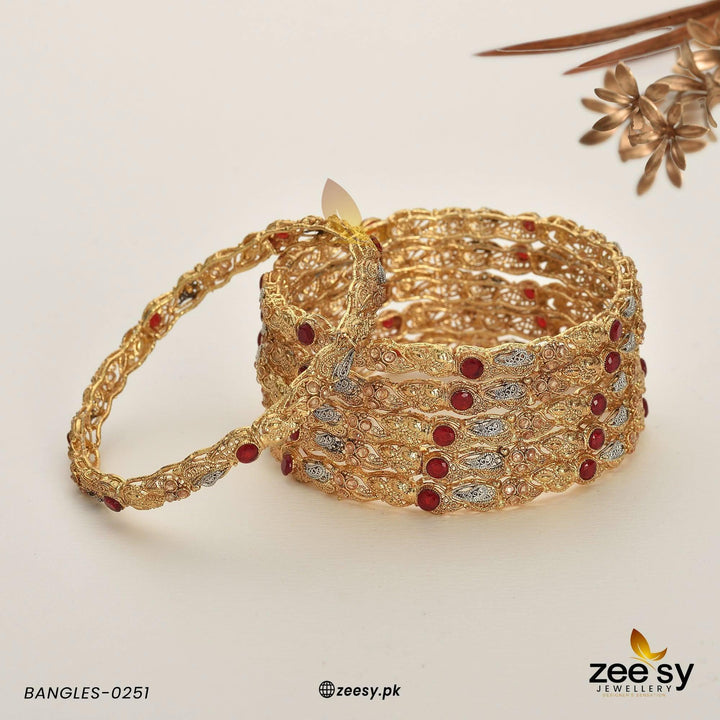 POLKI BANGLES-0251 Bangles - Zeesy Jewellery Pakistan | Premium Artificial & Imitation Jewellery