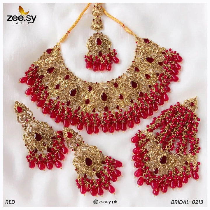 Bridal-0213 Bridal Set - Zeesy Jewellery Pakistan | Premium Artificial & Imitation Jewellery