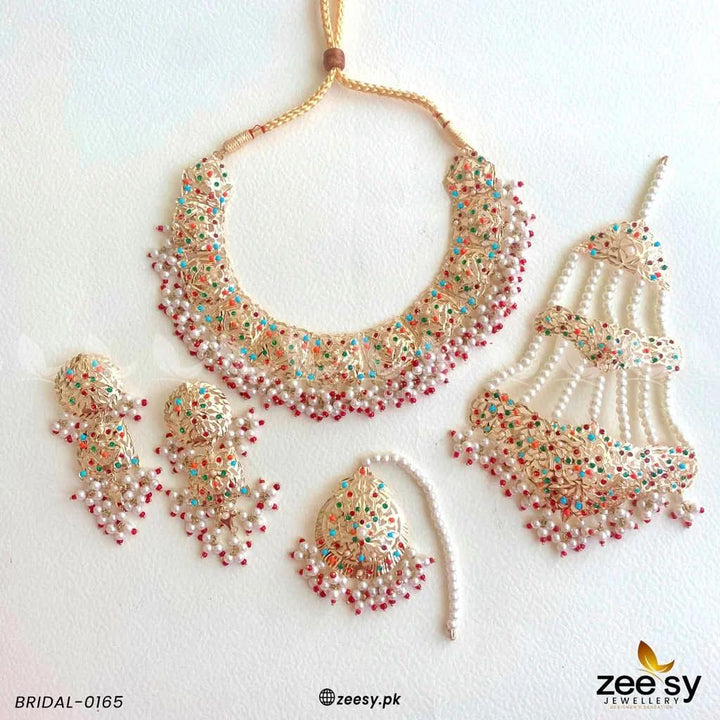 Bridal-0165 Bridal Set - Zeesy Jewellery Pakistan | Premium Artificial & Imitation Jewellery