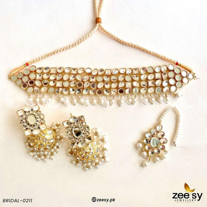 BRIDAL-0211 Bridal Set - Zeesy Jewellery Pakistan | Premium Artificial & Imitation Jewellery