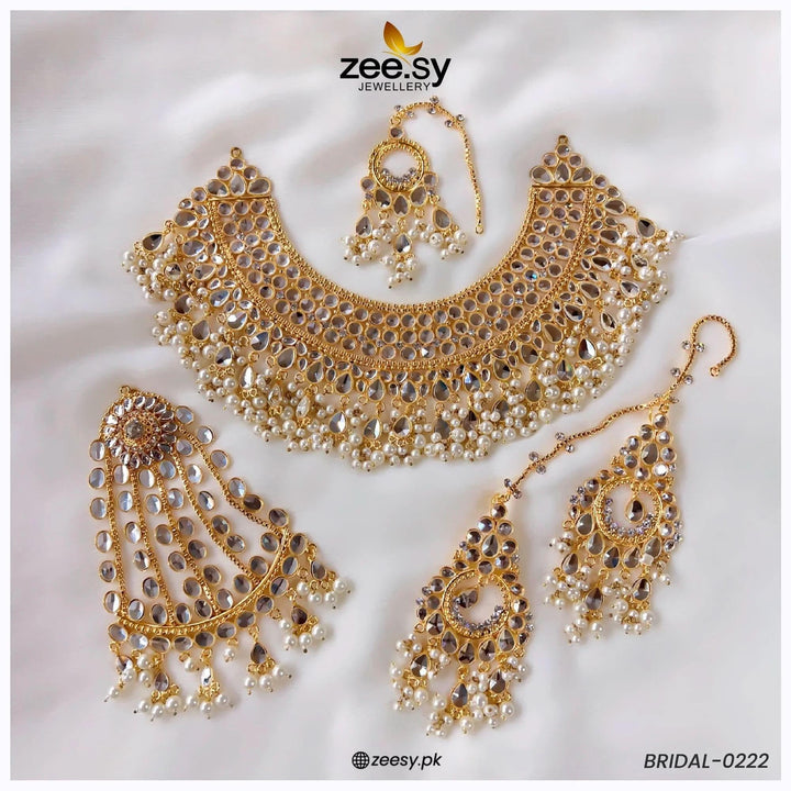 BRIDAL-0222 Bridal Set - Zeesy Jewellery Pakistan | Premium Artificial & Imitation Jewellery