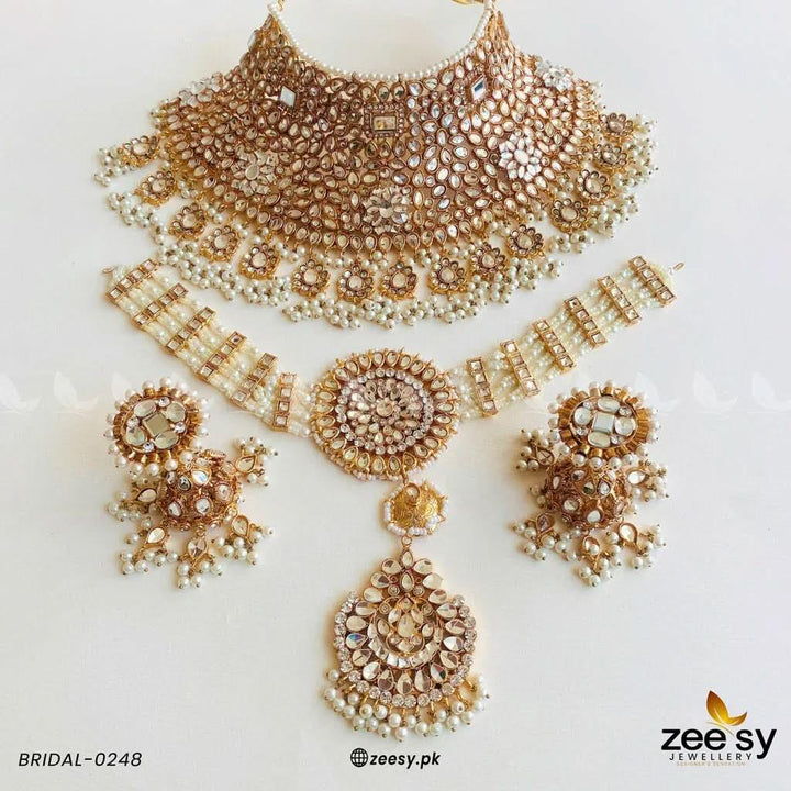 BRIDAL-0248 Bridal Set - Zeesy Jewellery Pakistan | Premium Artificial & Imitation Jewellery
