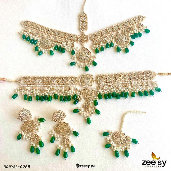 BRIDAL-0265 Bridal Set - Zeesy Jewellery Pakistan | Premium Artificial & Imitation Jewellery