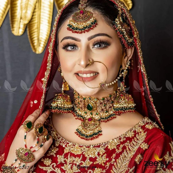 BRIDAL-0247 Bridal Set - Zeesy Jewellery Pakistan | Premium Artificial & Imitation Jewellery