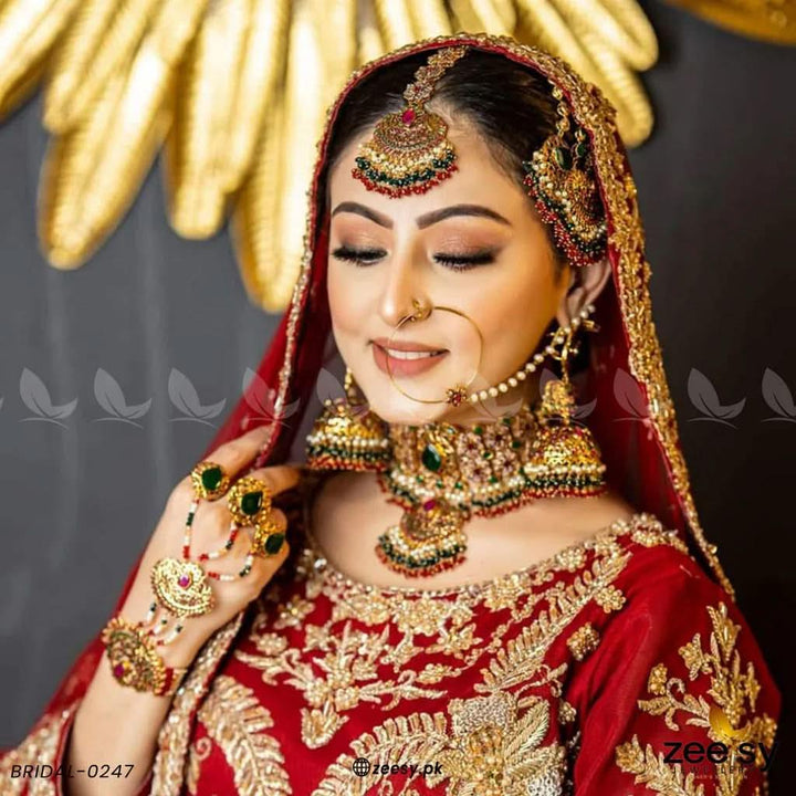 BRIDAL-0247 Bridal Set - Zeesy Jewellery Pakistan | Premium Artificial & Imitation Jewellery