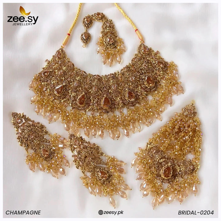 BRIDAL-0204 Bridal Set - Zeesy Jewellery Pakistan | Premium Artificial & Imitation Jewellery