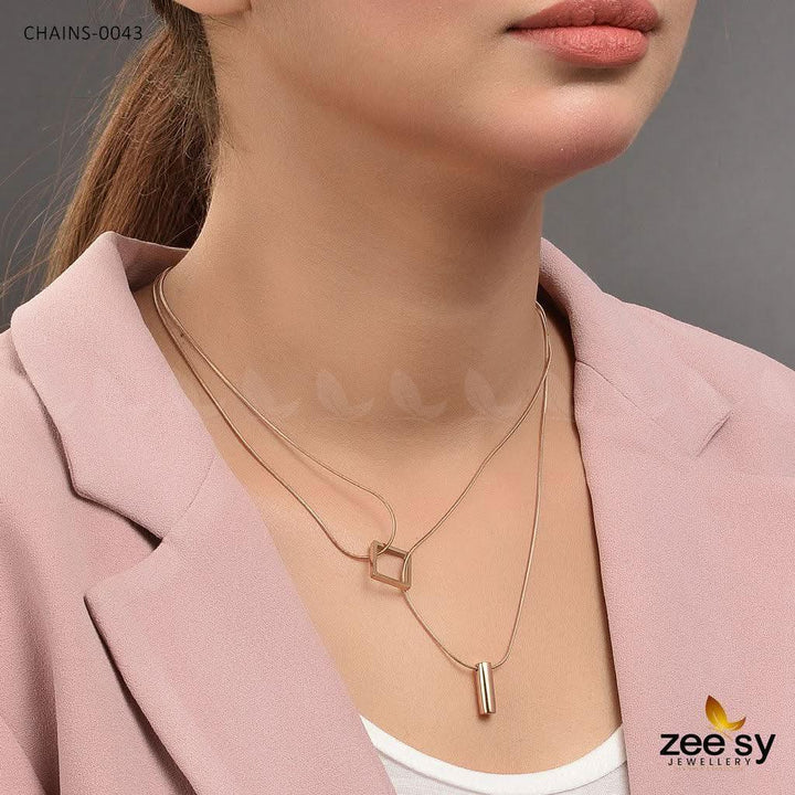 Chains - 0043 chains - Zeesy Jewellery Pakistan | Premium Artificial & Imitation Jewellery