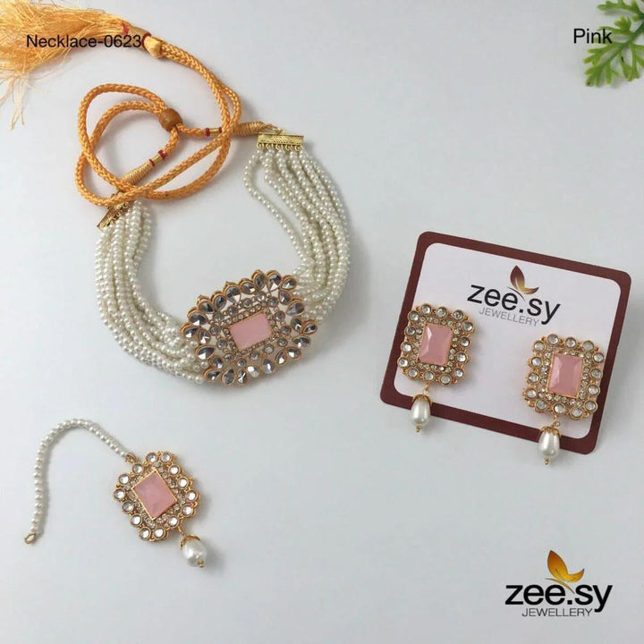 NECKLACE-0623 choker - Zeesy Jewellery Pakistan | Premium Artificial & Imitation Jewellery