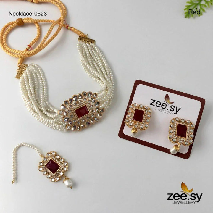 NECKLACE-0623 choker - Zeesy Jewellery Pakistan | Premium Artificial & Imitation Jewellery
