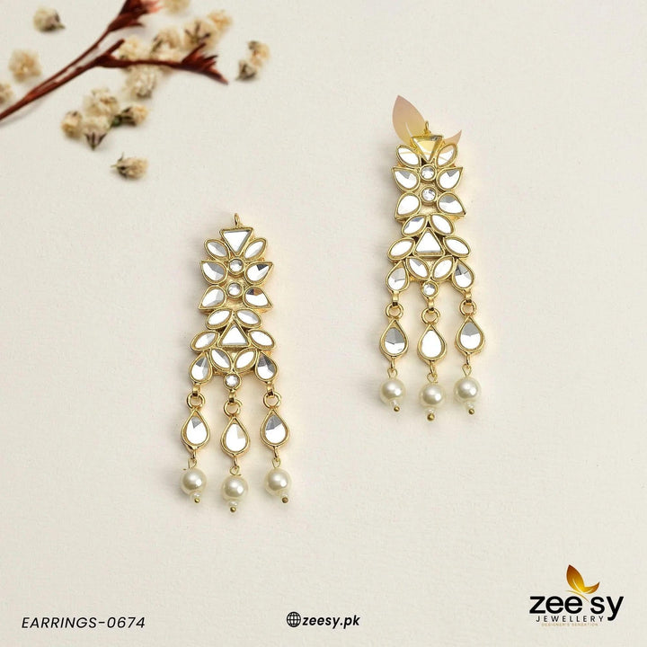 EARRINGS-0674 Earrings - Zeesy Jewellery Pakistan | Premium Artificial & Imitation Jewellery