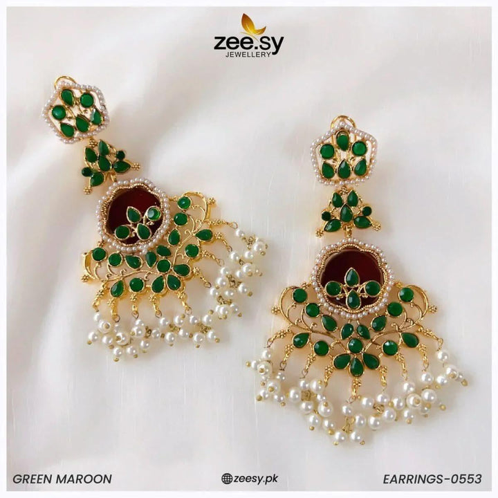 EARRINGS-0553 Earrings - Zeesy Jewellery Pakistan | Premium Artificial & Imitation Jewellery