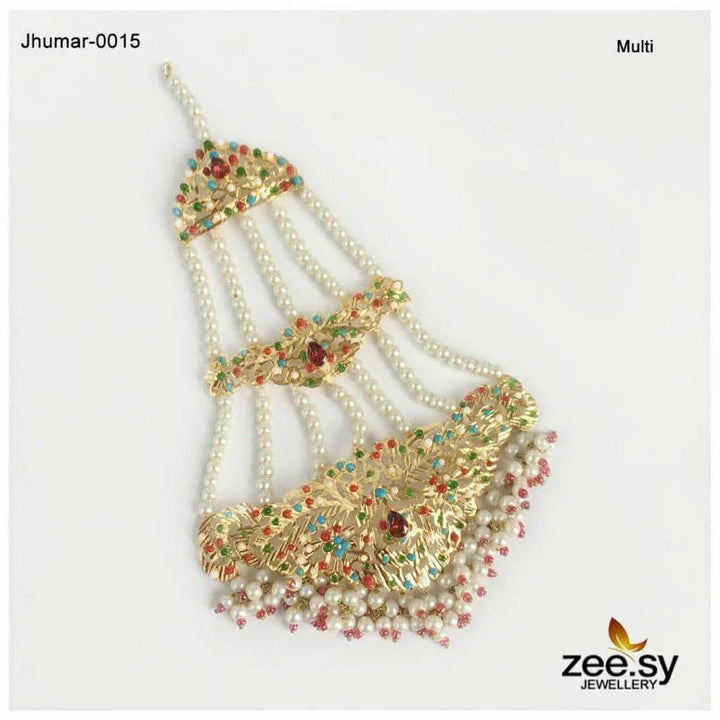 JHUMAR-0015 Multi jhumar - Zeesy Jewellery Pakistan | Premium Artificial & Imitation Jewellery