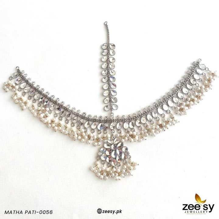 MATHA PATI-0056 Silver MATHA PATI - Zeesy Jewellery Pakistan | Premium Artificial & Imitation Jewellery