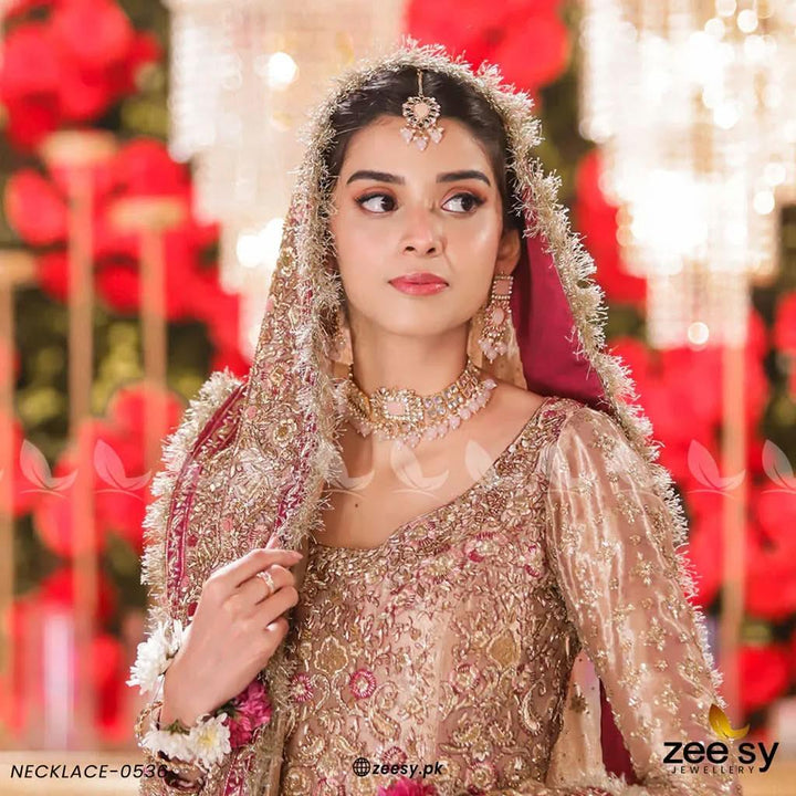 KUNDAN NECKLACE - 0536 Necklace Sets - Zeesy Jewellery Pakistan | Premium Artificial & Imitation Jewellery