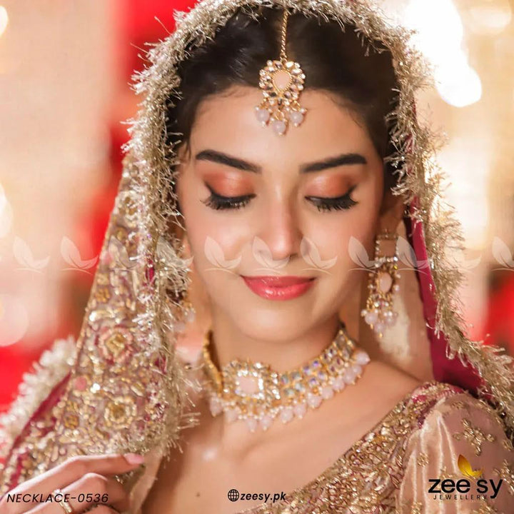 KUNDAN NECKLACE - 0536 Necklace Sets - Zeesy Jewellery Pakistan | Premium Artificial & Imitation Jewellery