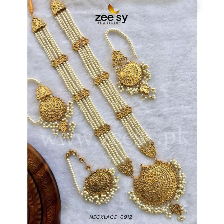 MALLA NECKLACE-0912 Pearl Necklace Sets - Zeesy Jewellery Pakistan | Premium Artificial & Imitation Jewellery