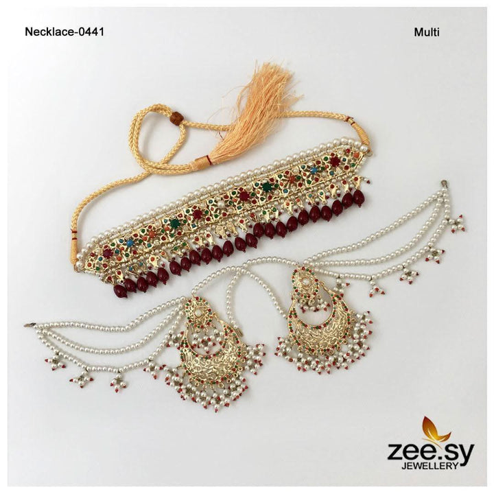 NECKLACE-0441 Multi Necklace Sets - Zeesy Jewellery Pakistan | Premium Artificial & Imitation Jewellery