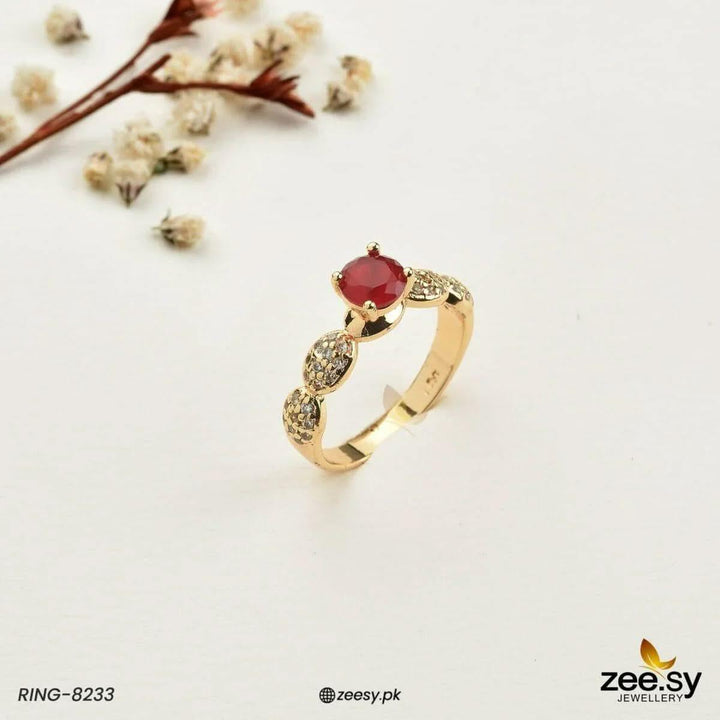 RING-8233 Red Rings - Zeesy Jewellery Pakistan | Premium Artificial & Imitation Jewellery