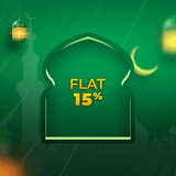 Flat 15% OFF