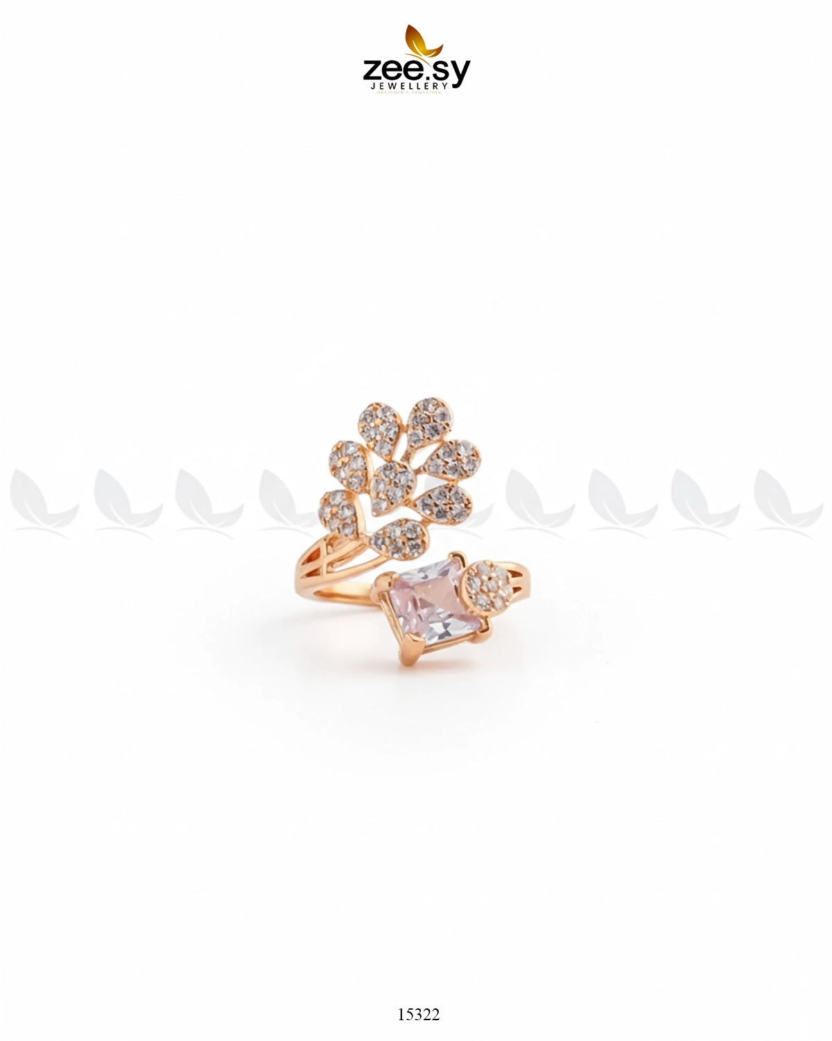 Delicate Leaf Ring - Zeesy Jewellery