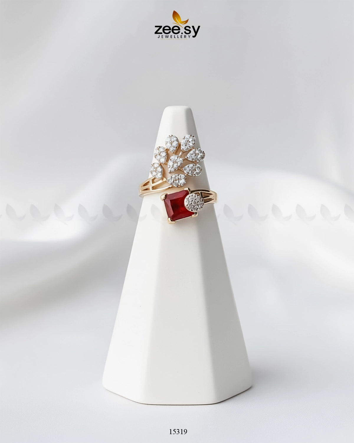 Delicate Leaf Ring - Zeesy Jewellery