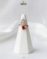 Delicate Leaf Ring - Zeesy Jewellery
