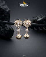 GLOSSY FLOWER EARRING