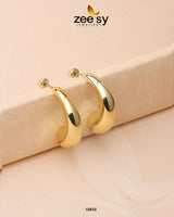 Elysian Earrings Golden - Zeesy Jewellery
