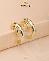 Arc Earrings Gold - Zeesy Jewellery