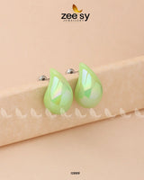 Clarkia Earrings Mint Green - Zeesy Jewellery