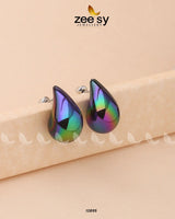 Clarkia Earrings Black - Zeesy Jewellery