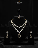 Interlock Traditional Necklace Set - Zeesy Jewellery