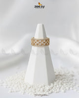 Checkerboard Ring - Zeesy Jewellery