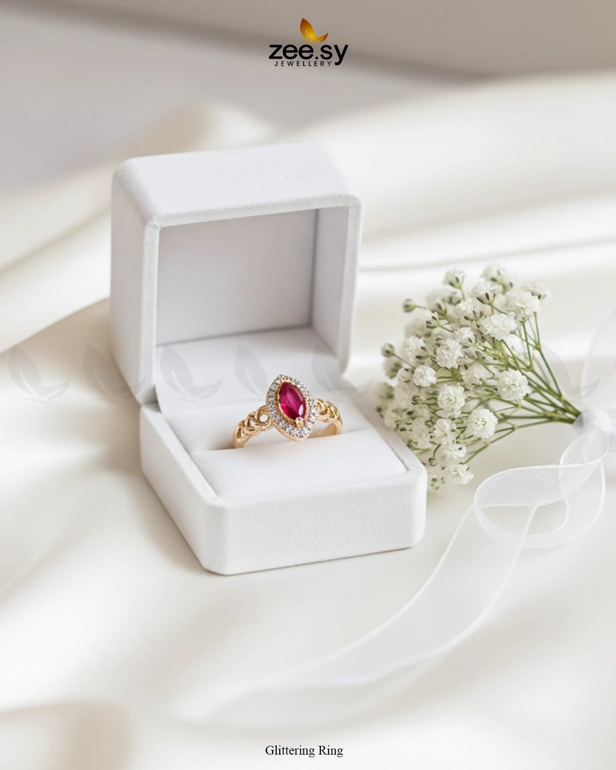 Glittering Ring - Zeesy Jewellery