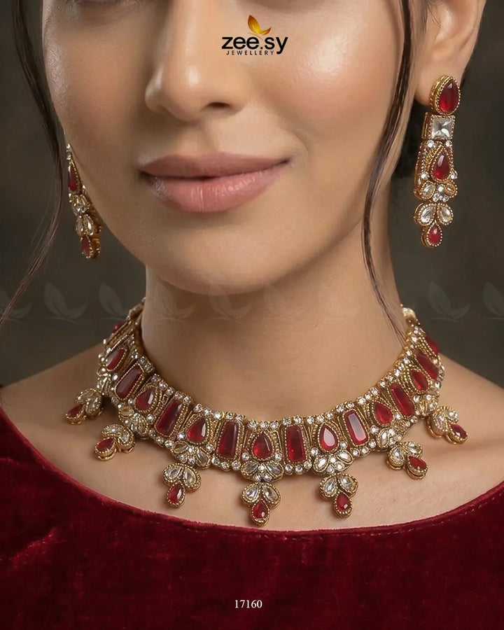 Gemstone Enchantment Necklace Necklace Sets - Zeesy Jewellery Pakistan | Premium Artificial & Imitation Jewellery