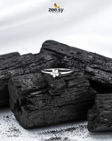 Enamel flower Ring-8248 - Zeesy Jewellery