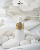 Floral Ring-8243 - Zeesy Jewellery
