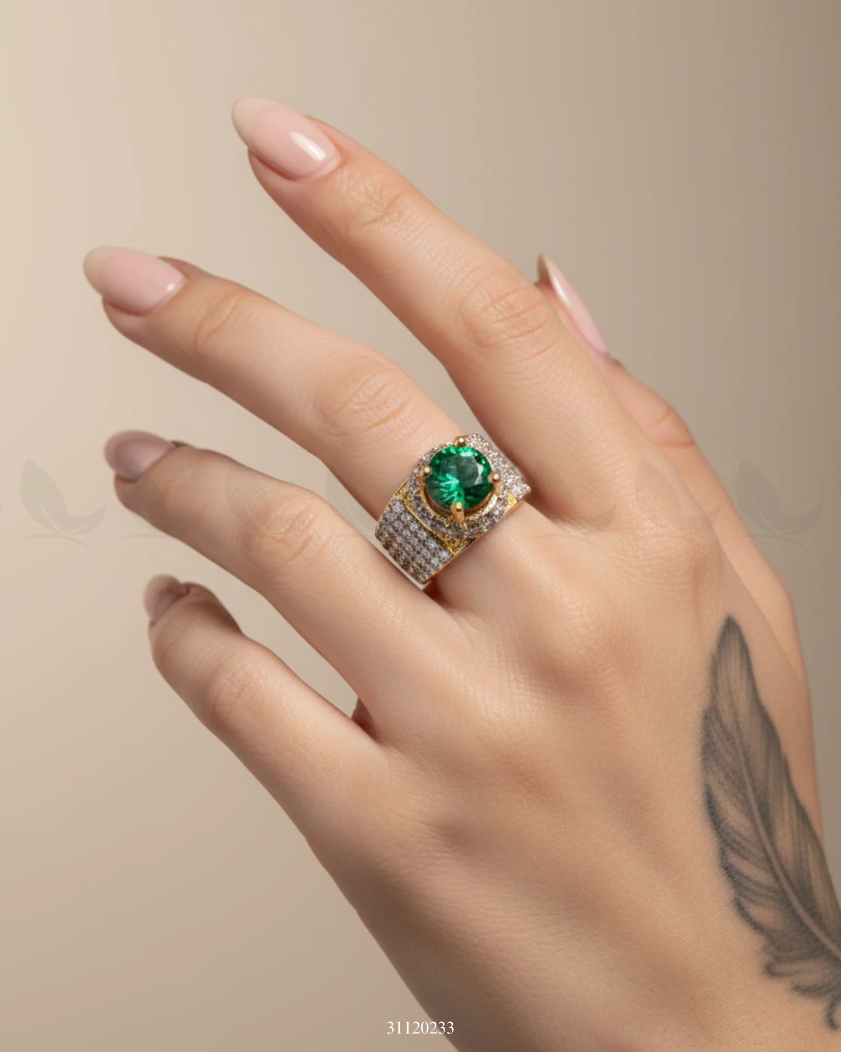 Royal High Setting Wide Ring - Zeesy Jewellery