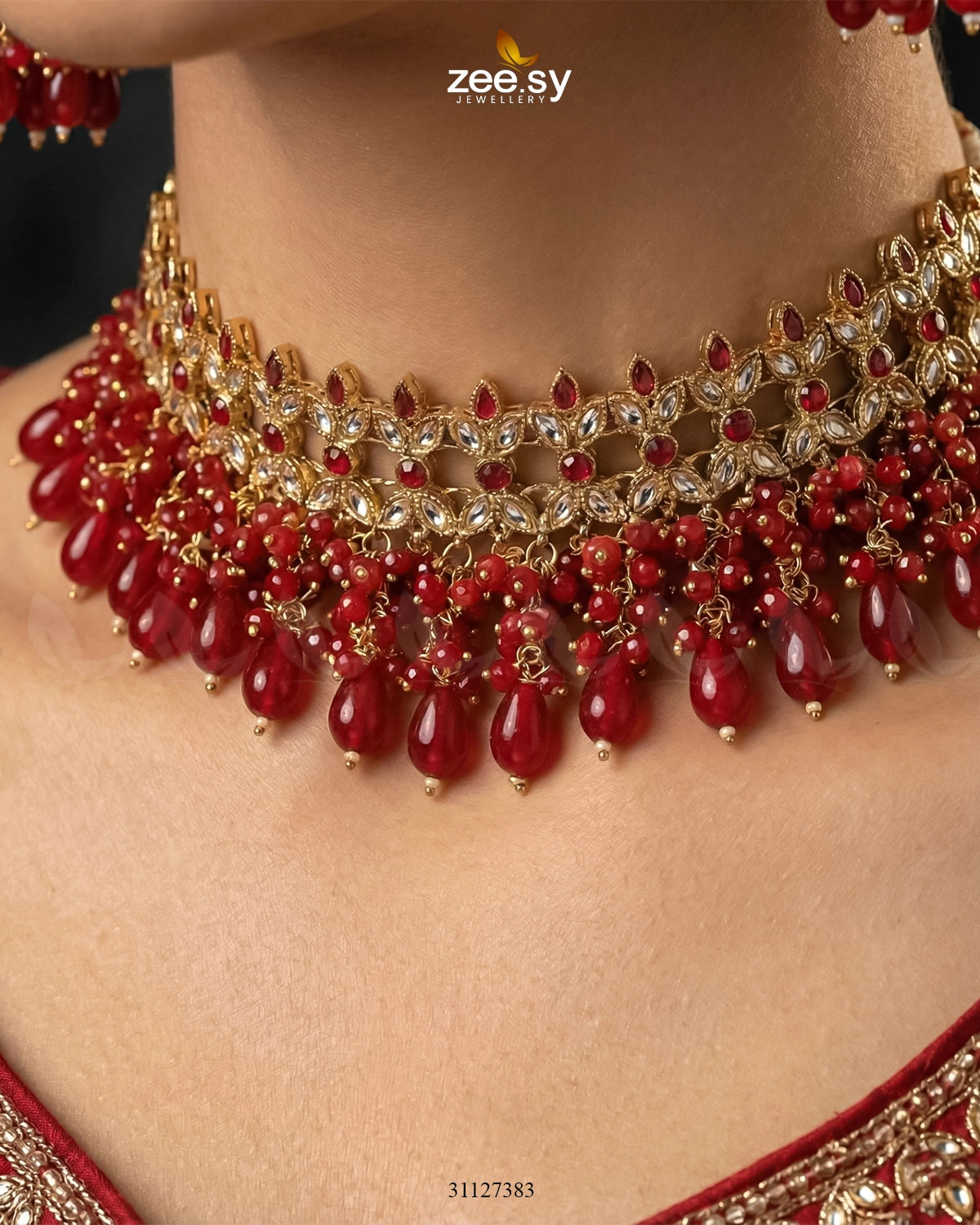 Brides Whisper Pearl Bridal Set - Zeesy Jewellery